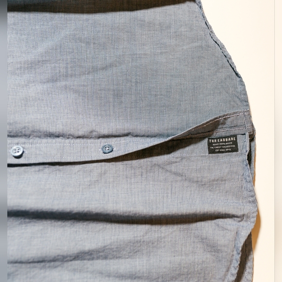 Threadbare Denim Co. Blue button down - Picture 3 of 4